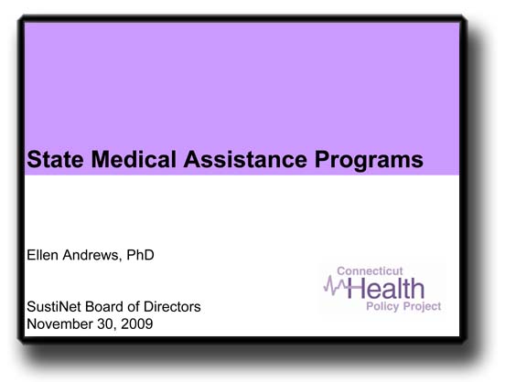 Connecticut State Medical Assistance Programs